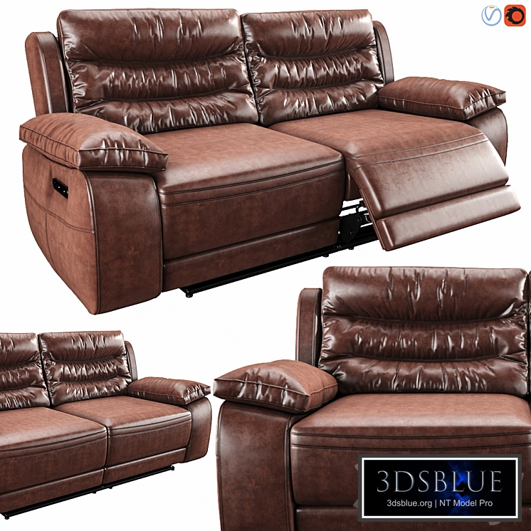 Harveys Monterano Recliner Sofa & Non Recliner