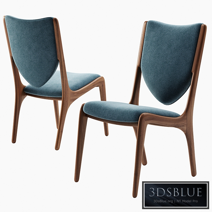 Vladimir Kagan Shield Back Dining Chair