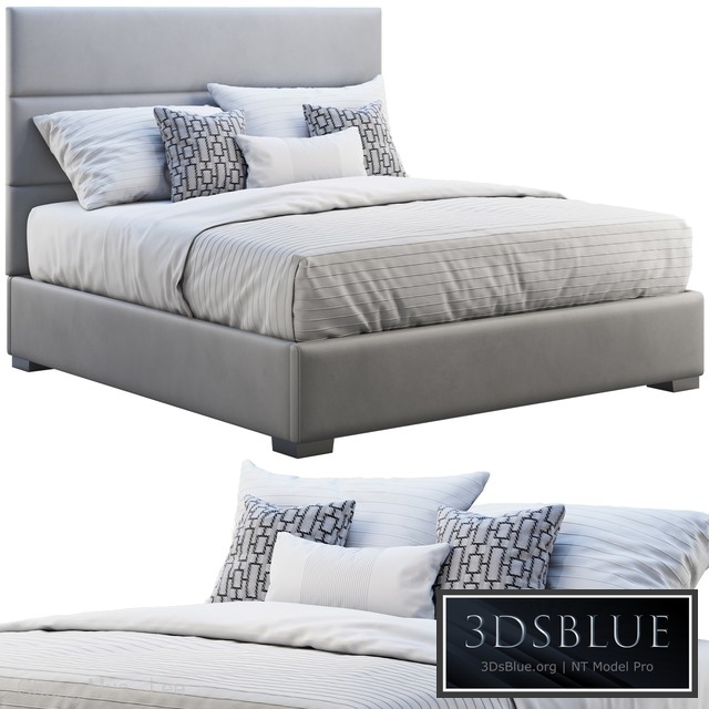 Custom modern platform bed