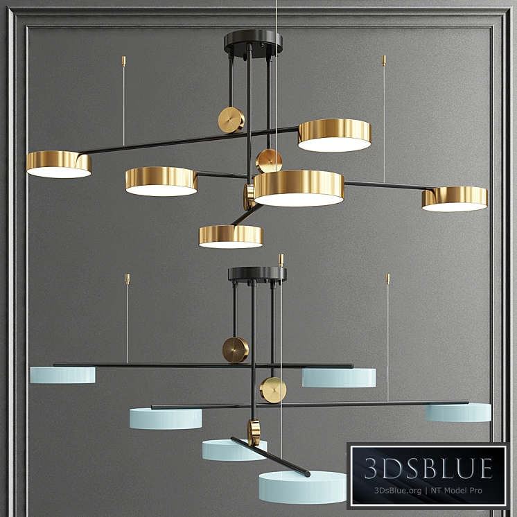 Led ceiling chandelier