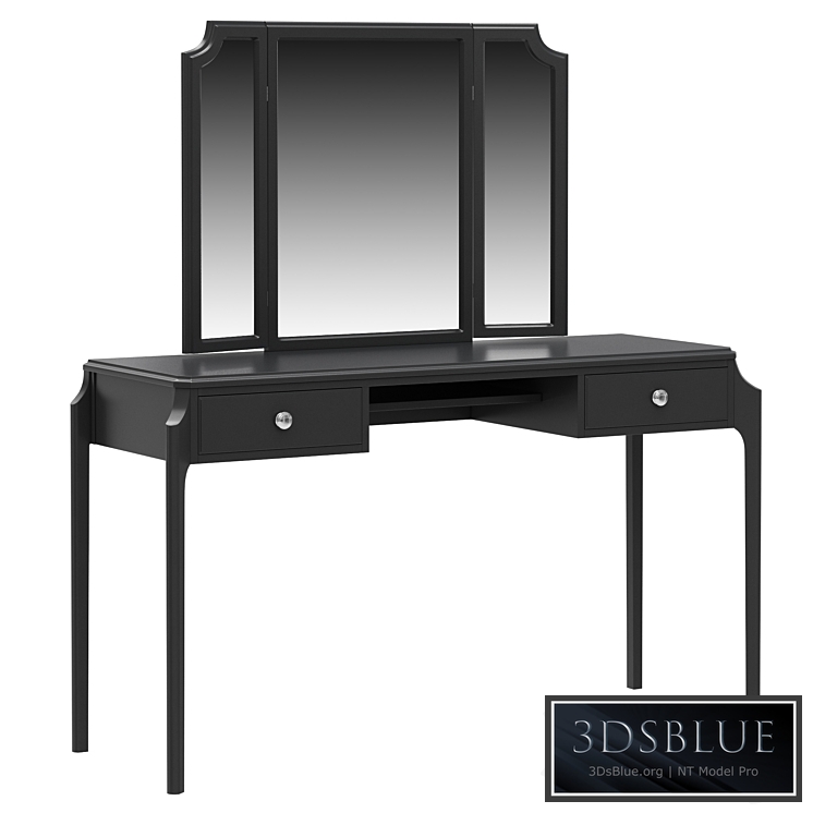 Dantone Home Le Visage dressing table with drawers and mirror