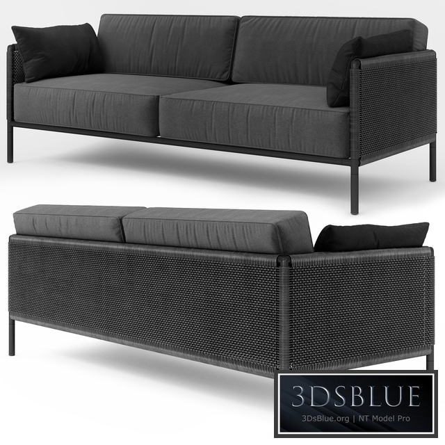 Encore Modern Garden 3 Seater Lounge Sofa