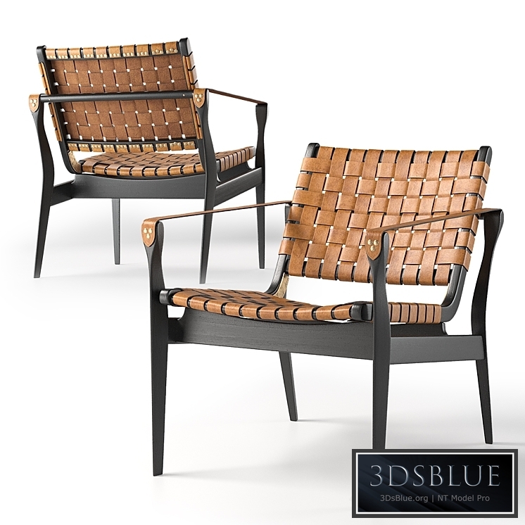 Safavieh Dilan Leather Safari Chair