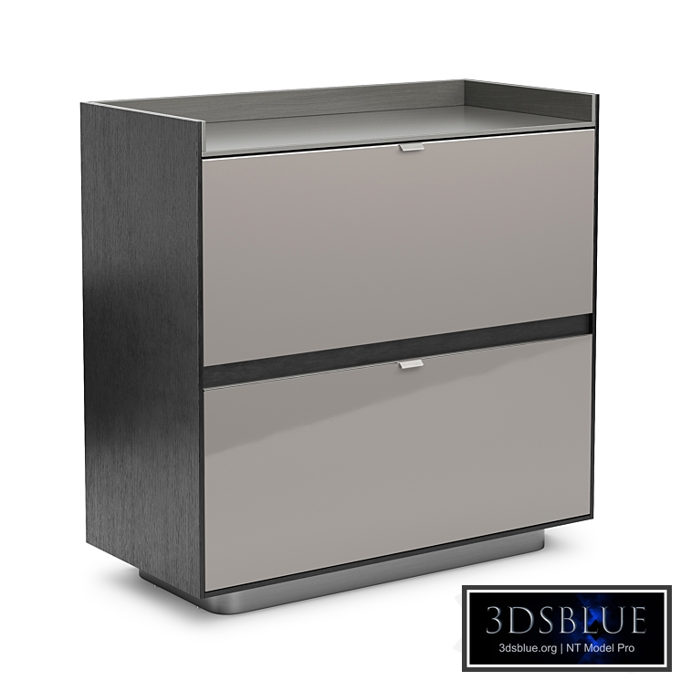 Minotti Darren Bar Cabinet With 1 Flap Door And 1 Drawer