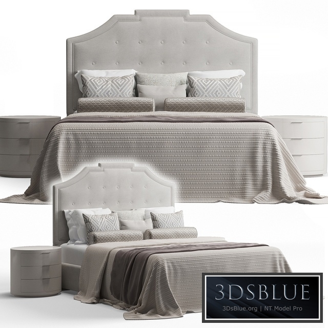 Upholstered Rectangular Bed