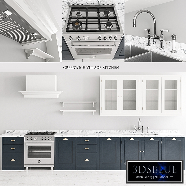 Greenwich Village Kitchen by Plain English