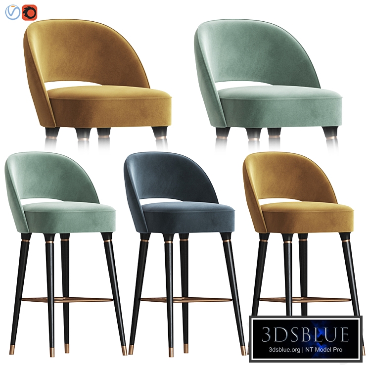 Collins Bar Chair Essential Home