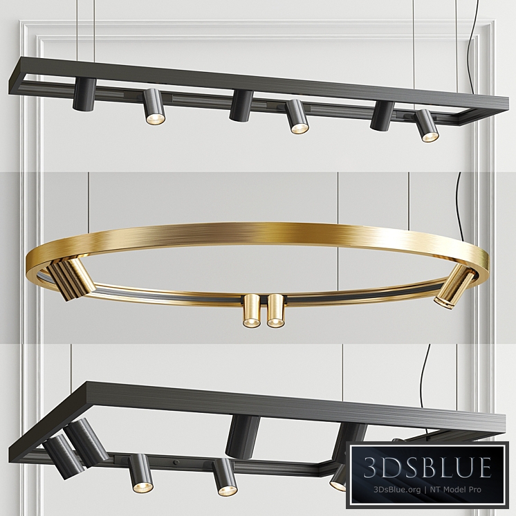 Superloop Spy Delta Chandelier - 3 type