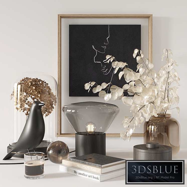 Black decorative set