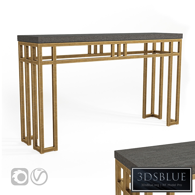 Lexington Tommy Bahama Home Montera Travertine Console