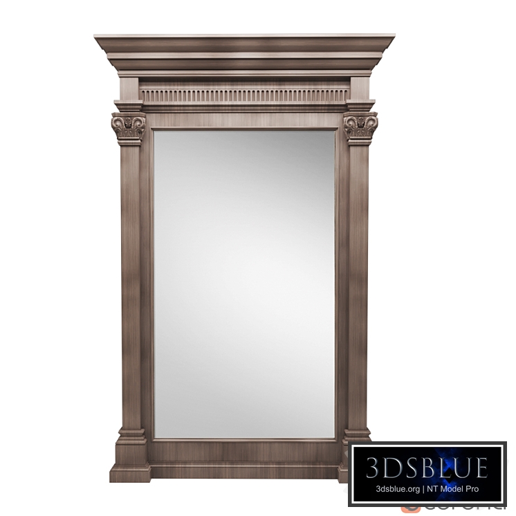 Restoration Hardware 18th Neoclassical Fluted leaner mirror