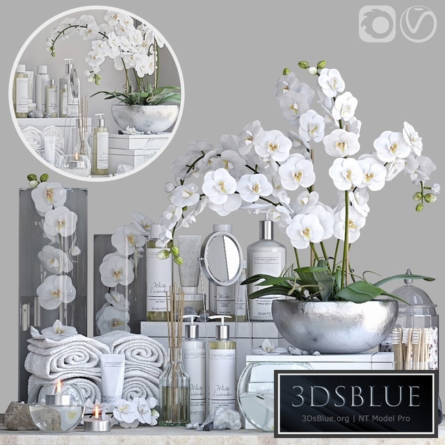 Decorative set for the bathroom