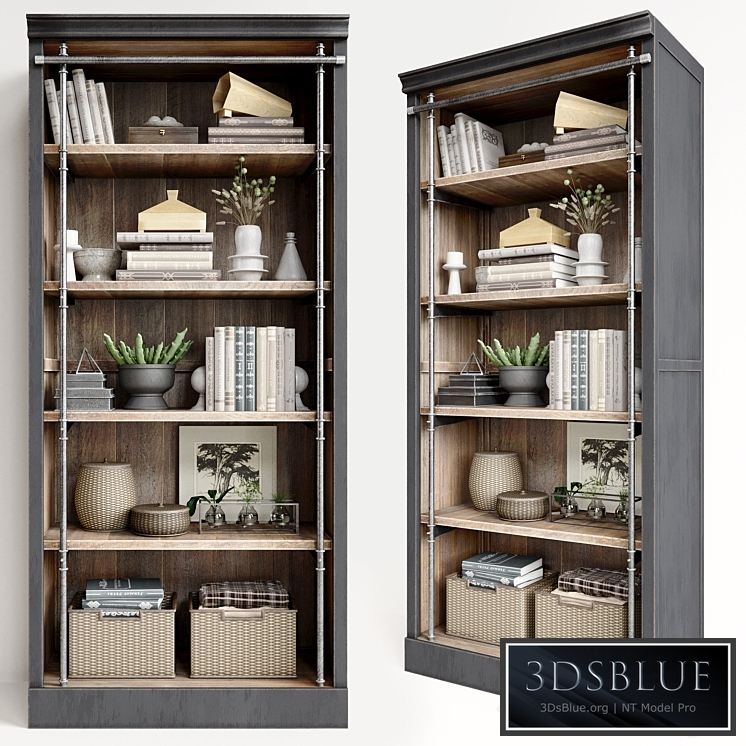 Rack Pottery Barn Gavin Reclaimed Wood Bookcase