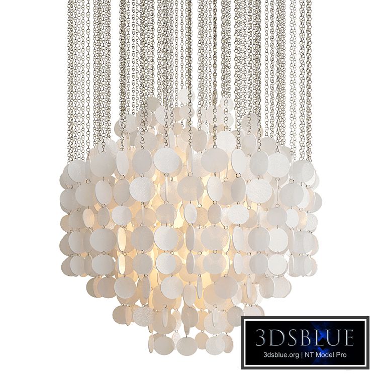 Capiz fun mother of pearl chandelier
