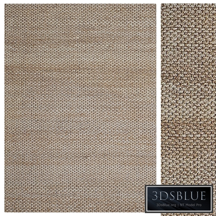 Natural Desert Handwoven Jute Rug