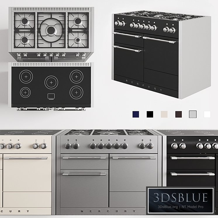 Gas and electric stove AGA Mercury