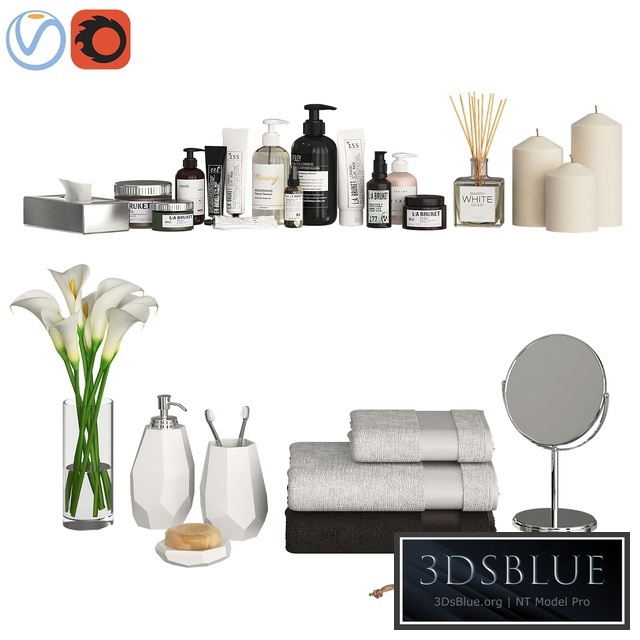 Bathroom Decor Accessories and Cosmetics