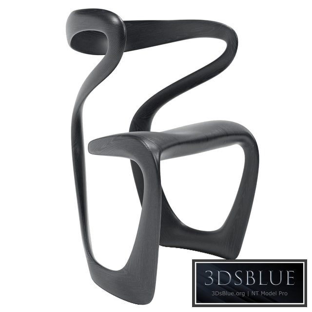 Chair in Ebonized Limed Oak (Thomas Vaughan)