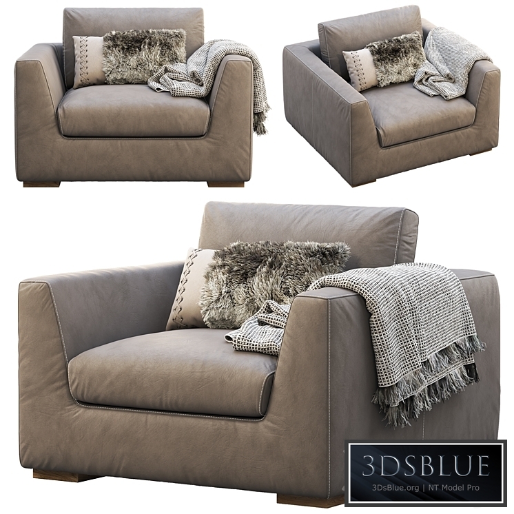 RH Modena Taper Arm Chair