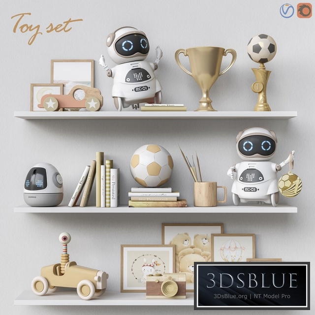 Toys and furniture set 62 PRO