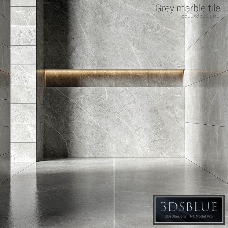 Gray marble tiles 3