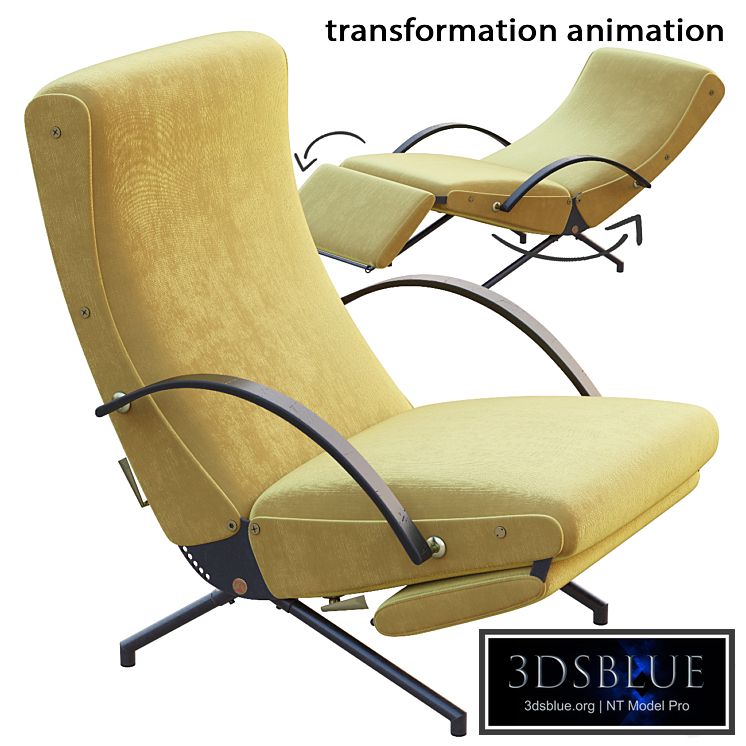 AVE TECNO P40 Lounge Chair by Borsani 1950