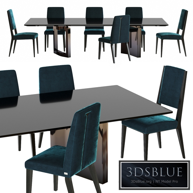 Table and chairs FENDY Romance, Ford, Stardust