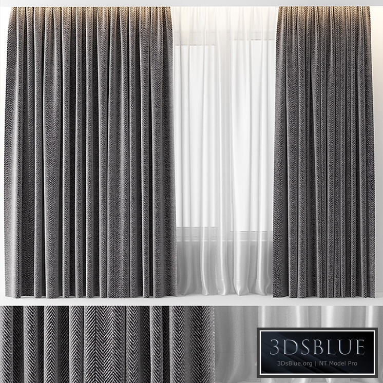 WOOL GRAY CURTAINS