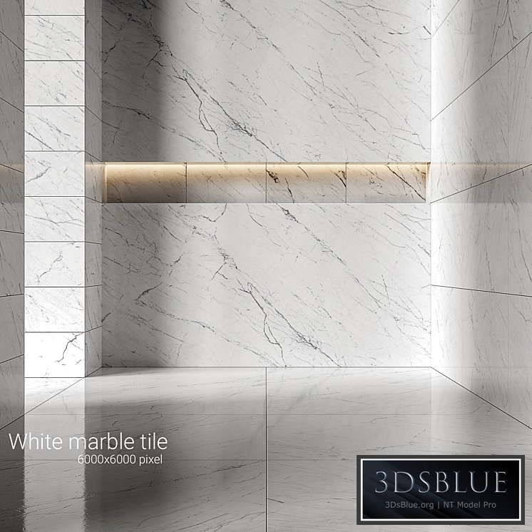 White marble tiles 5
