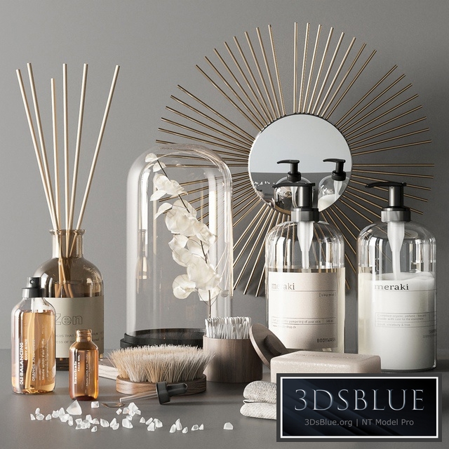 Elegant bathroom accessories