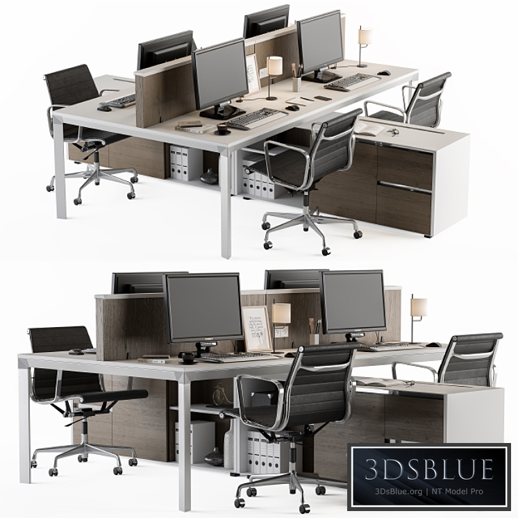 Office Furniture Employee Set