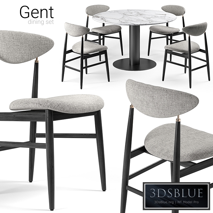Gubi dining set