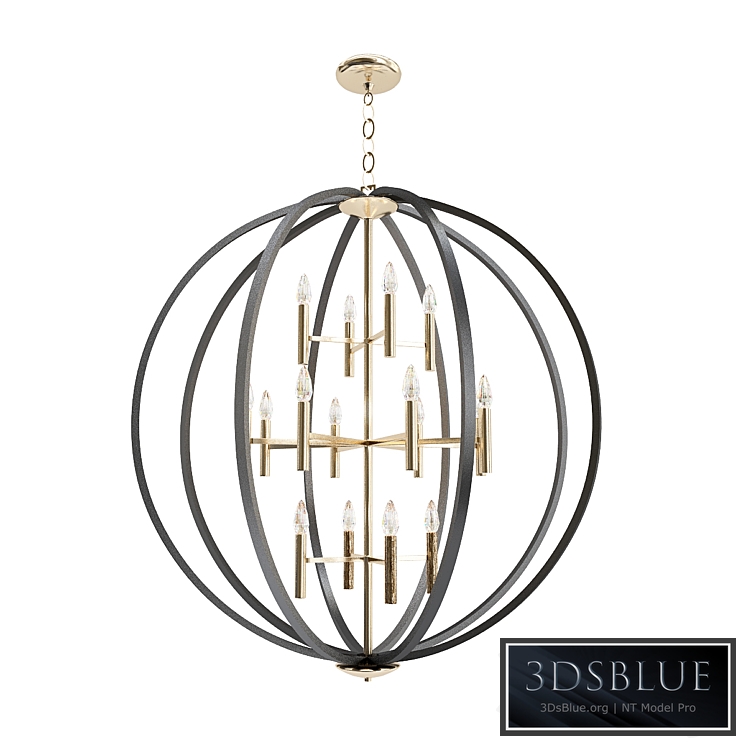 Euclid_Chandelier_Spanish_Bronze