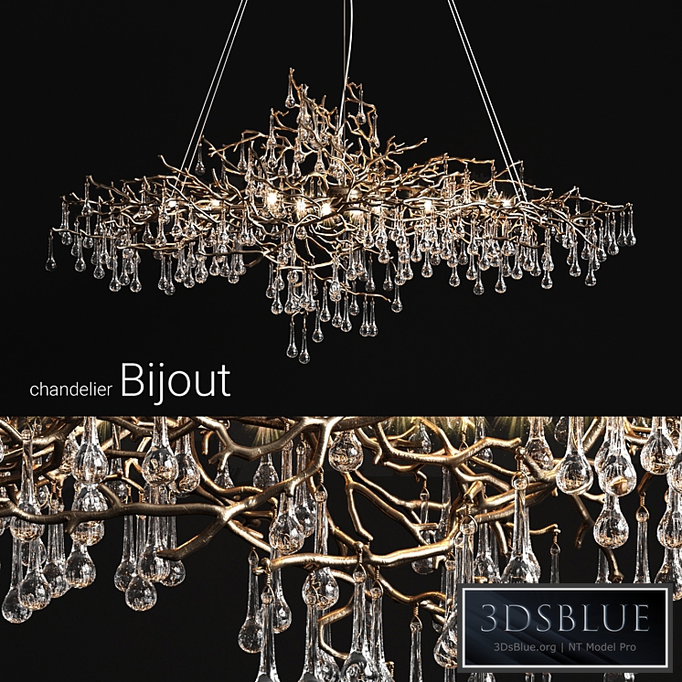 Chandelier serip bijout