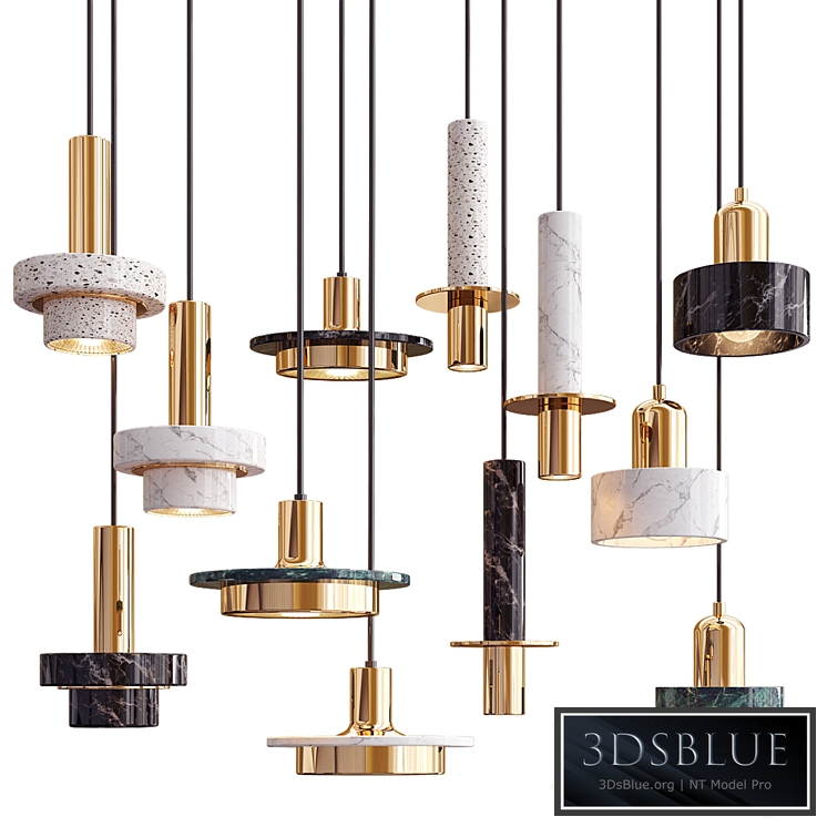 Four Hanging Lights_47 Exclusive Marble