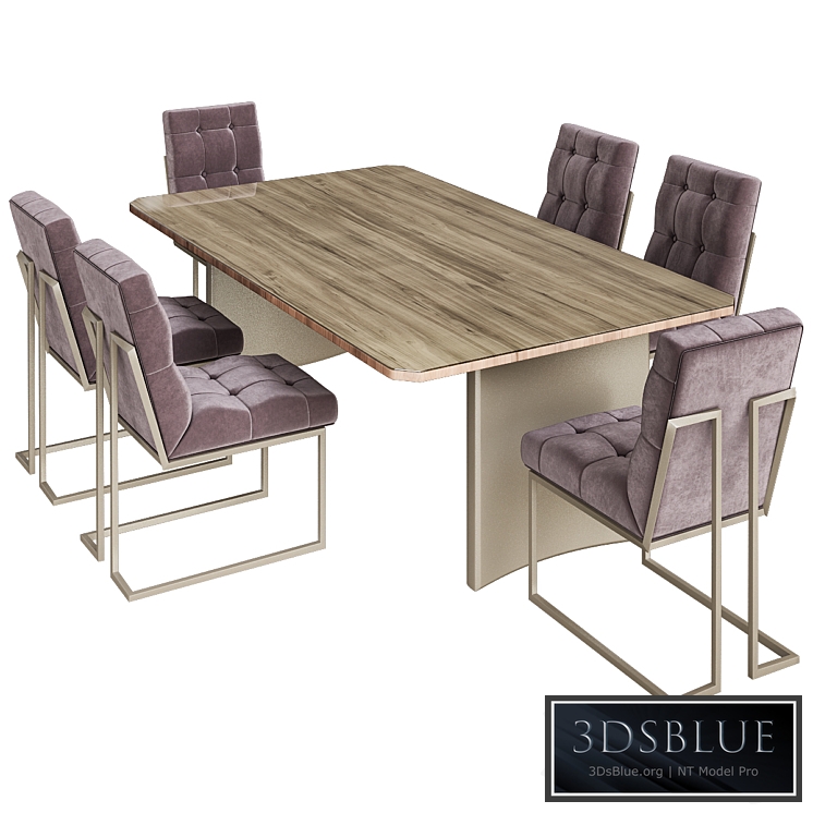 Navy Velvet Dining Chair