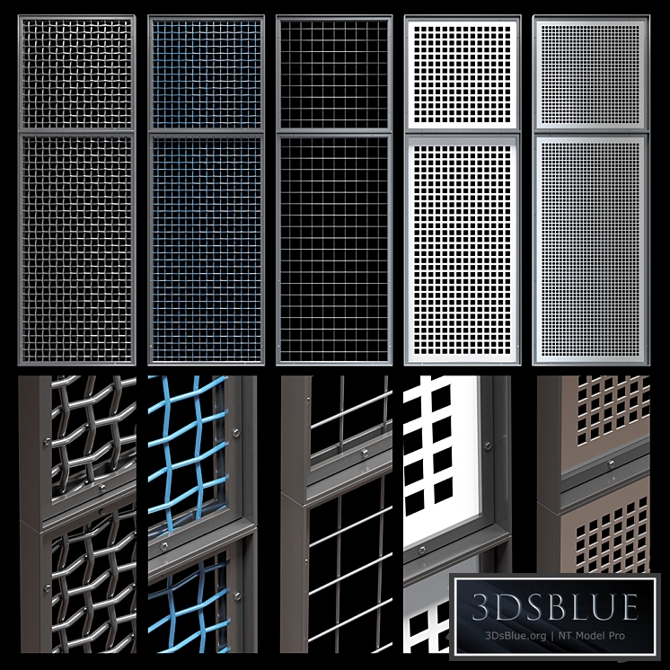 Decorative metal lattices - Quad