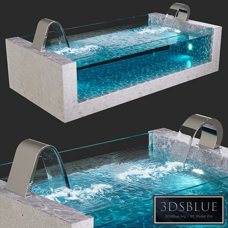 Pool, waterfalls: Niagara, Dolphin