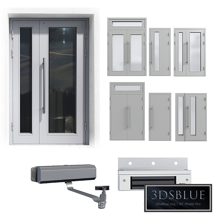 Entrance doors of the PROEM company