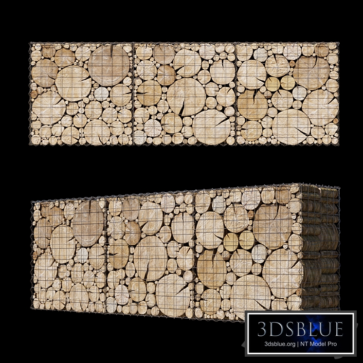 Wooden gabion 6