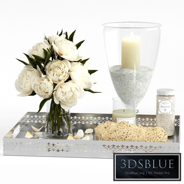 Decorative set for the bathroom.