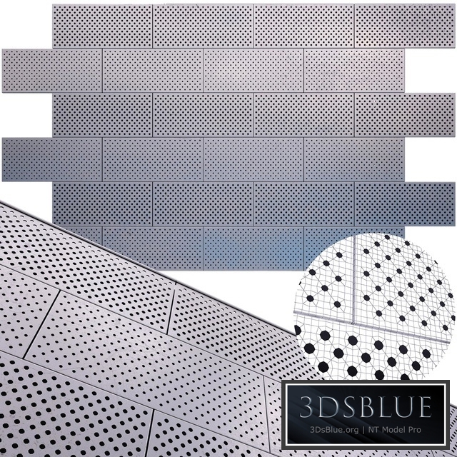 perforated metal panel N25