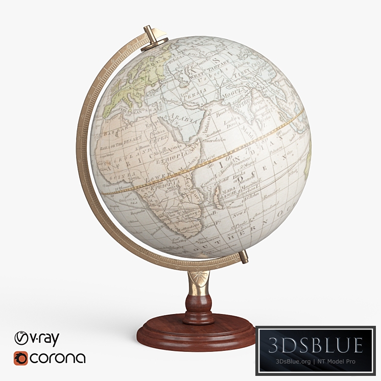 Vintage globe
