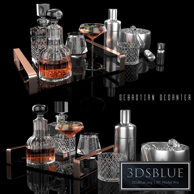 sebastian decanter whiskey set