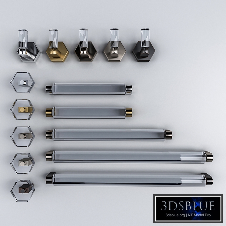 Set of furniture handles R41 from Knob House