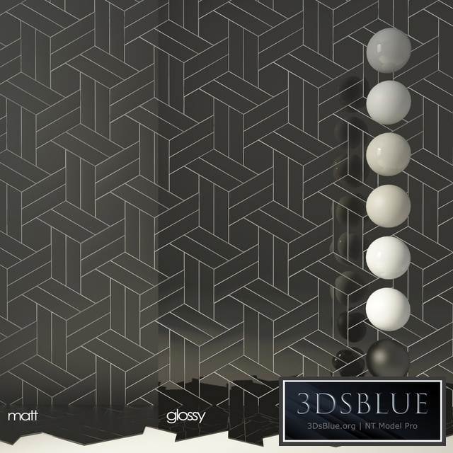 Tile Equipe Chevron Wall SET