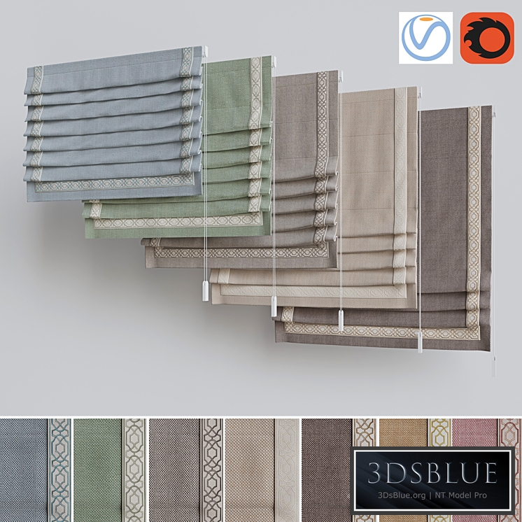 Set of Roman Curtains 1