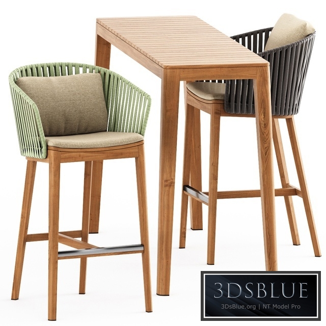 MOOD BAR Chair, MOOD High Table by Tribu