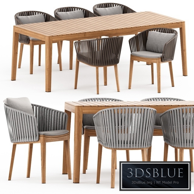 MOOD Chair, MOOD Table by Tribu