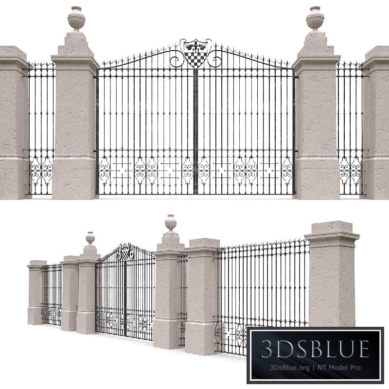 Classic gate and fence